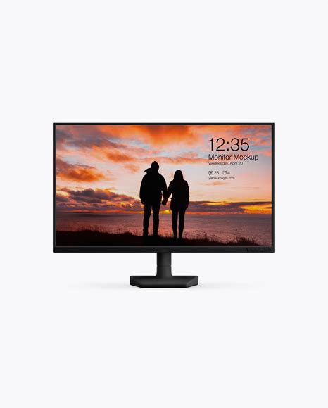 Download Free Matte Monitor Mockup PSD Mockup Templates