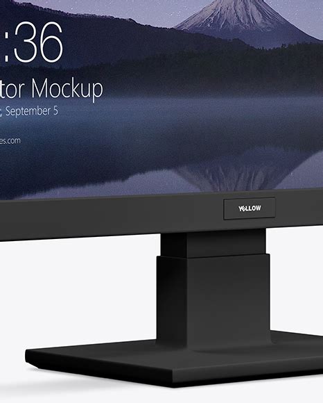 Download Free Matte Monitor Mockup PSD Yellowimages