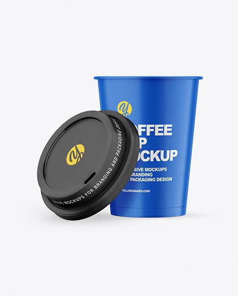Download Free Matte Opened Coffee Cup Mockup PSD Generator PSD Files