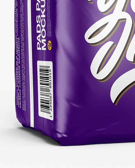 Download Free Matte Pads Package Mockup - Half Side View PSD Generator