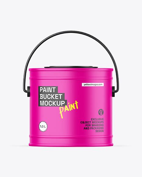 Download Free Matte Paint Bucket Mockup PSD PSD Yellowimages Free PSD Mockups