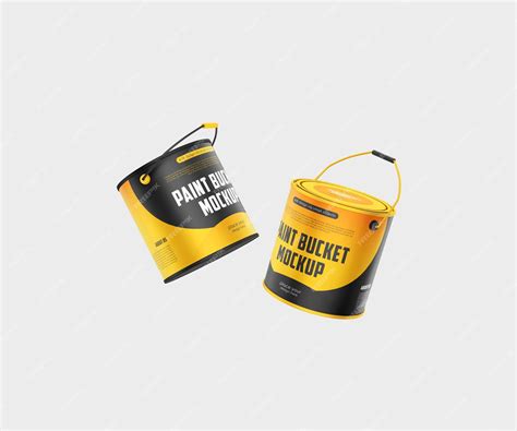 Download Free Matte Paint Bucket Mockup PSD PSD Yellowimages PSD Files