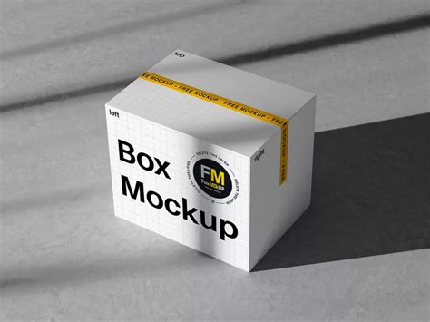 Download Free Matte Paper Box Mockup PSD Object Mockups