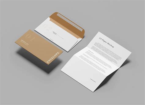 Download Free Matte Paper Envelope Mockup PSD Yellowimages