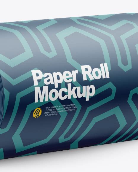 Download Free Matte Paper Roll Mockup PSD Generator