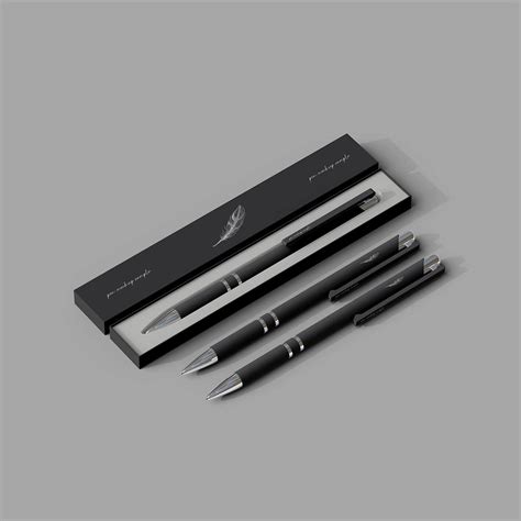 Download Free Matte Pen in Box Mockup PSD Placeit PSD Files