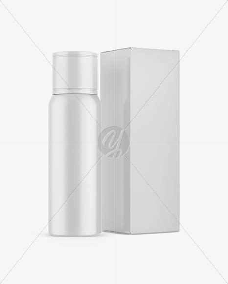 Download Free Matte Plastic Bottle with Box Mockup PSD TIFF Files PSD Files