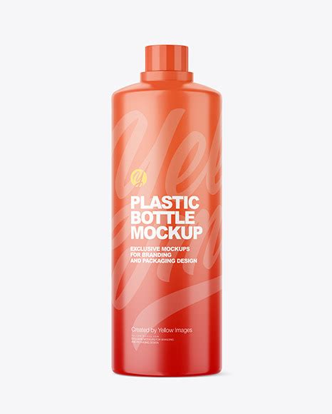 Download Free Matte Plastic Bottle with Measuring Cap Mockup PSD PSD Yellowimages PSD Files
