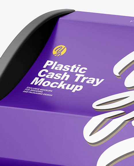 Download Free Matte Plastic Cash Tray Mockup PSD Generator