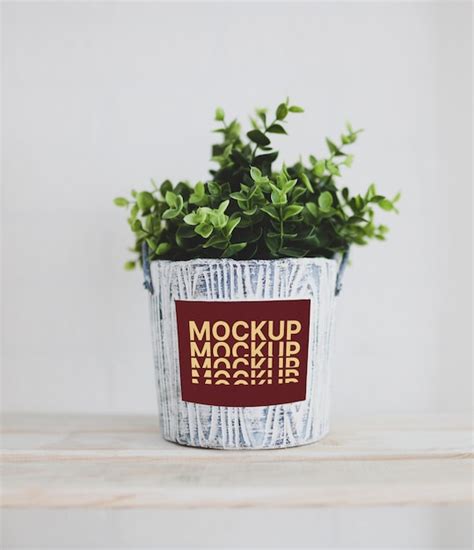 Download Free Matte Pot Mockup PSD Generator