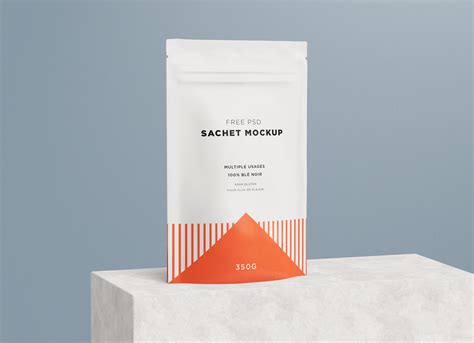 Download Free Matte Sachet Mockup PSD Object Mockups
