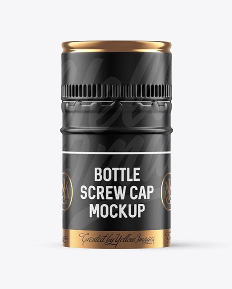 Download Free Matte Screw Cap Mockup PSD Generator