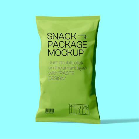 Download Free Matte Snack Mockup - Front View PSD Generator