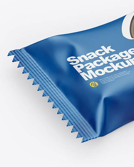 Download Free Matte Snack Pack Mockup - Back View PSD TIFF Files Free PSD Mockups