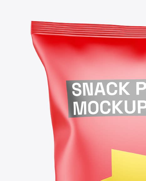 Download Free Matte Snack Pack Mockup - Back View PSD TIFF Files PSD Files