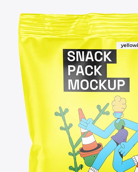 Download Free Matte Snack Pack Mockup PSD Yellowimages