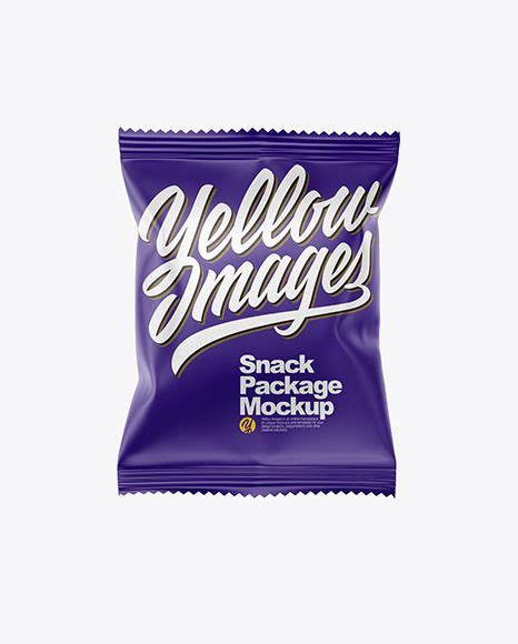 Download Free Matte Snack Package Mockup PSD PSD Yellowimages PSD Files