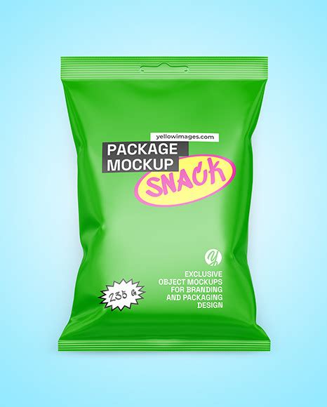 Download Free Matte Snack Package Mockup PSD Placeit PSD Files