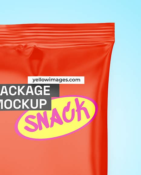 Download Free Matte Snack Package Mockup PSD Yellowimages PSD Files