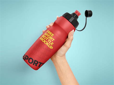Download Free Matte Sport Bottle Mockup PSD Object Mockups PSD Files