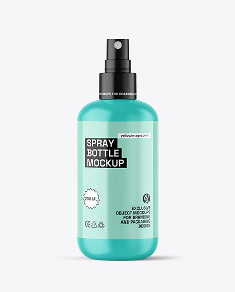 Download Free Matte Spray Bottle Mockup PSD PSD Yellowimages PSD Files