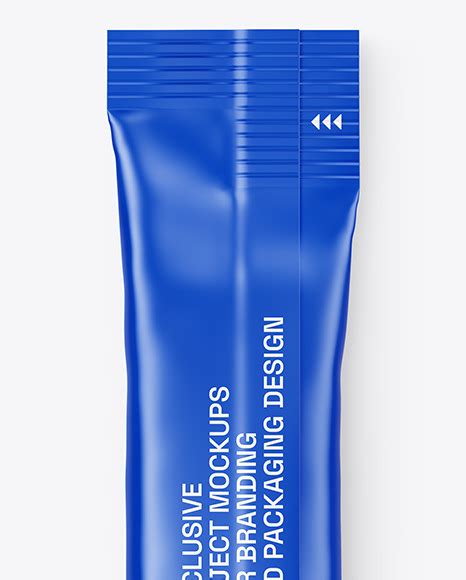 Download Free Matte Stick Sachet Mockup PSD Generator PSD Files
