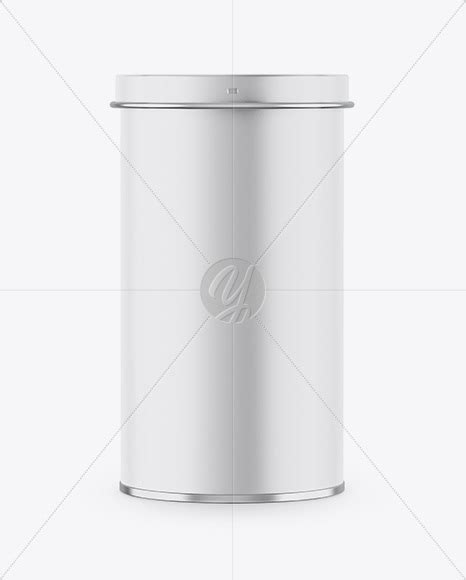 Download Free Matte Tin Can Box Mockup PSD Generator