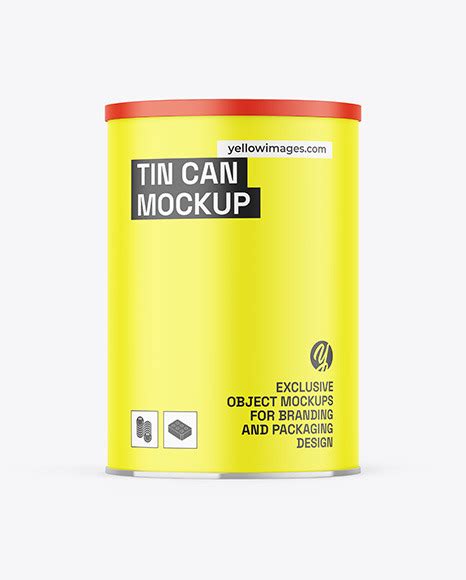 Download Free Matte Tin Can Mockup PSD Free Mockups Yellowimages PSD PSD Files
