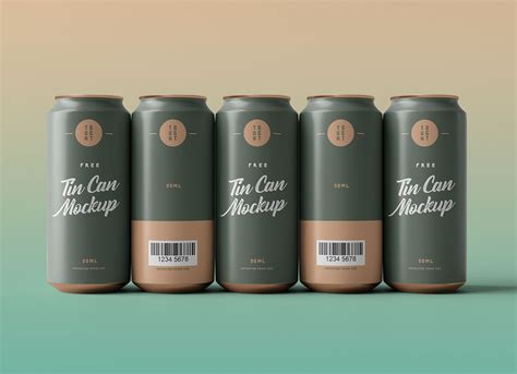 Download Free Matte Tin Can Mockup PSD Object Mockups Free PSD Mockups