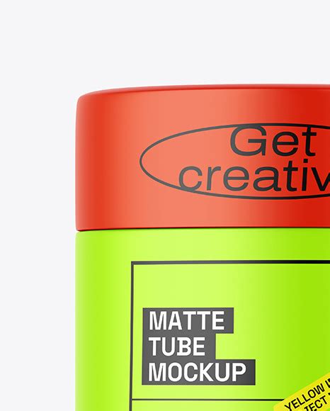 Download Free Matte Tube Mockup TIFF PSD Generator