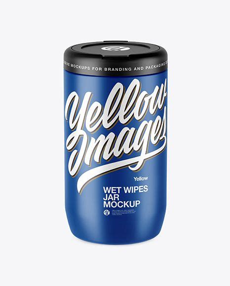 Download Free Matte Wipes Jar Mockup PSD PSD Yellowimages PSD Files