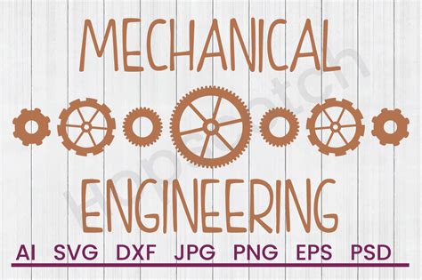 Download Free Mechanical Engineering - SVG File, DXF File Commercial Use