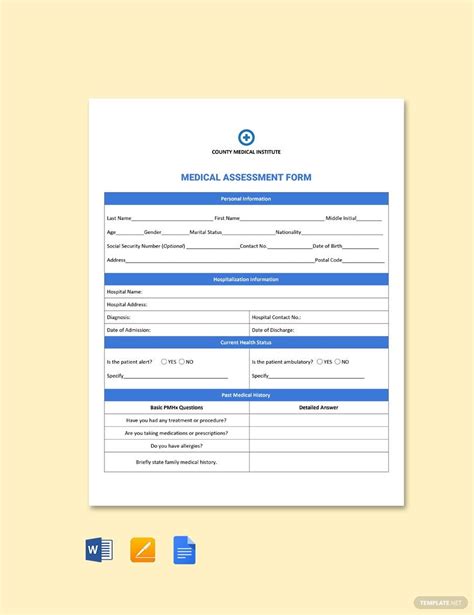 Free Medical Templates For Word