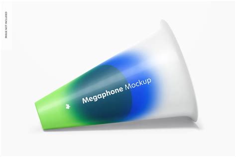 Download Free Megaphone Mockup PSD Generator