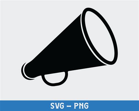 Download Free Megaphone SVG, Megaphone DXF, Cuttable File Commercial Use For Crafts
