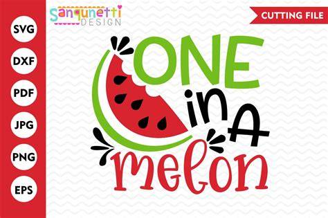 Download Free Melon Summer SVG File Cut Images