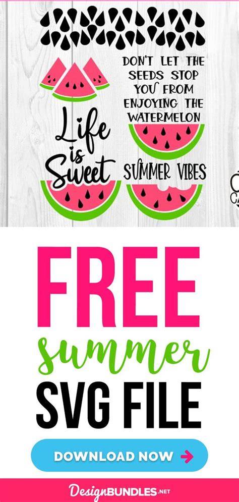 Download Free Melon Summer SVG File Easy Edite