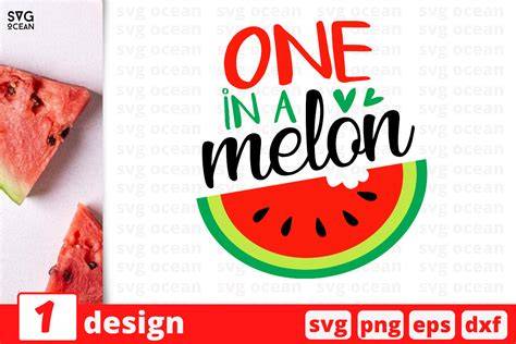 Download Free Melon Summer SVG File for Cricut Machine