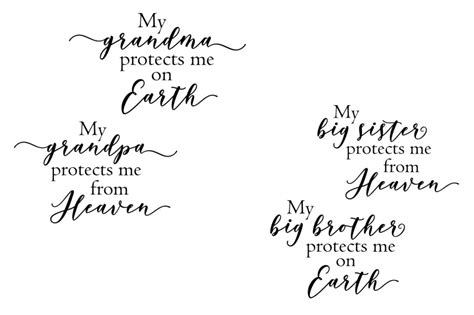 Download Free Memorial Bundle - Protected from Heaven - SVG PNG EPS Files DXF Files