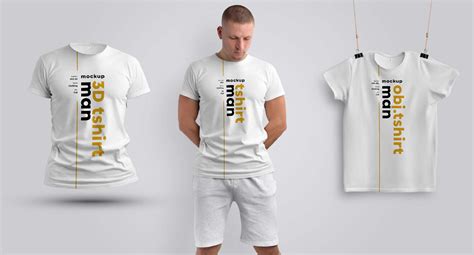 Download Free Men's T-Shirt Mockup PSD Generator PSD Files