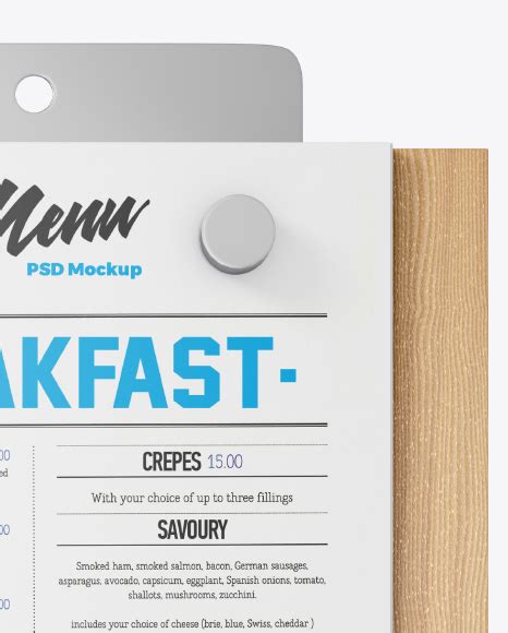 Download Free Menu w/ Textured Papers Mockup PSD Generator