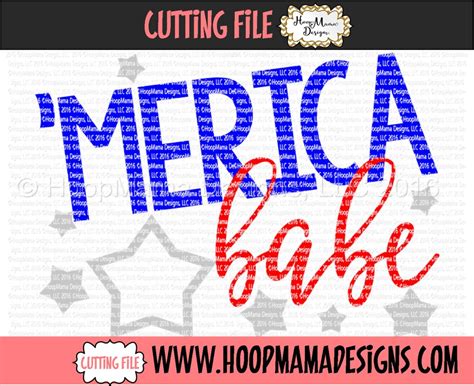Download Free Merica babe DXF Files