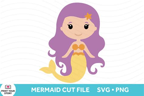 Download Free Mermaid SVG Clipart Printable For Crafts