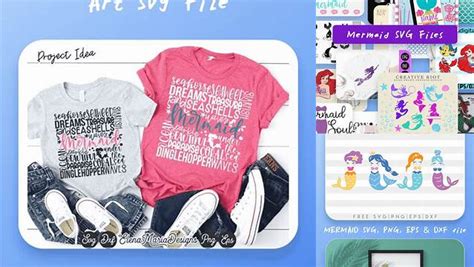 Download Free Mermaid Subway Art SVG Cut File Files For Crafts