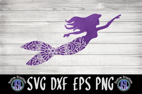 Download Free Mermaids monogram SVG Files For Crafts