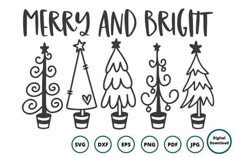 Download Free Merry And Bright For Cricut