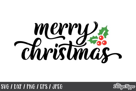Download Free Merry Christmas - SVG File, DXF File For Silhouette
