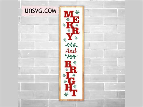 Download Free Merry Christmas Porch SVG Cut File Commercial Use DXF Files