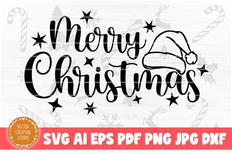 Download Free Merry Christmas SVG Cut File Files DXF Files