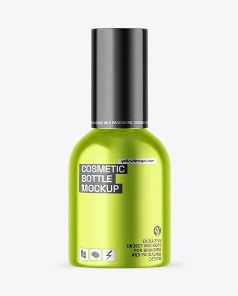 Download Free Metallic Cosmetic Bottle Mockup PSD Generator PSD Files